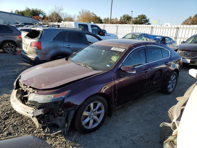 19UUA8F56DA009934 - 2013 ACURA TL TECH MAROON photo 1