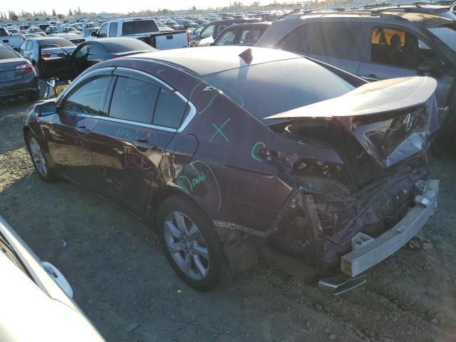 19UUA8F56DA009934 - 2013 ACURA TL TECH MAROON photo 2