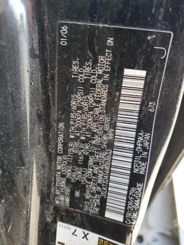 JTLKT324164063633 - 2006 TOYOTA SCION XB შავი ფოტო 10