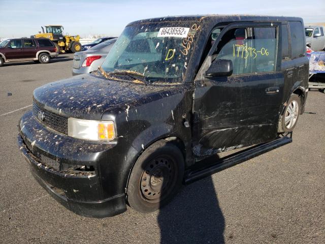 JTLKT324164063633 - 2006 TOYOTA SCION XB შავი ფოტო 2