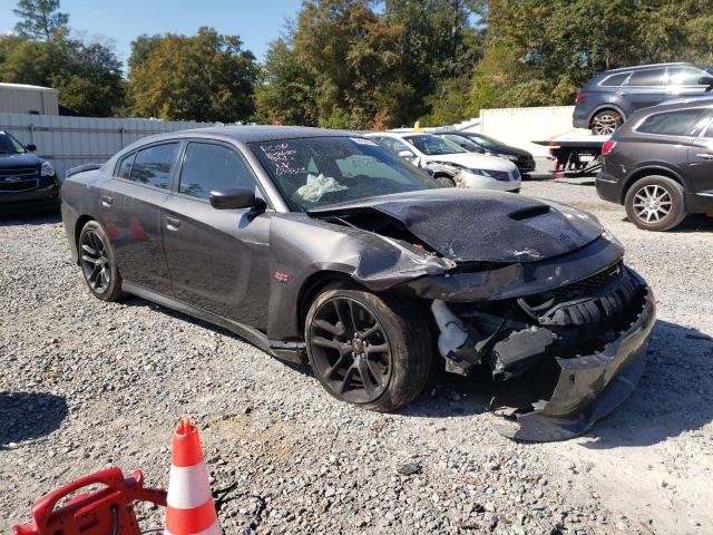 2C3CDXGJXLH180164 - 2020 DODGE CHARGER SC CHARCOAL photo 1