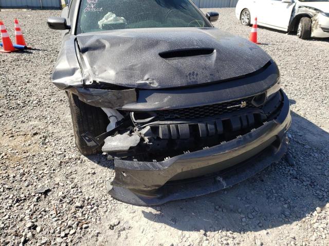 2C3CDXGJXLH180164 - 2020 DODGE CHARGER SC CHARCOAL photo 9