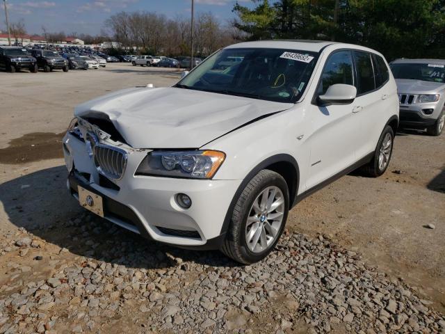 5UXWX9C5XD0A24167 - 2013 BMW X3 XDRIVE2 WHITE photo 2