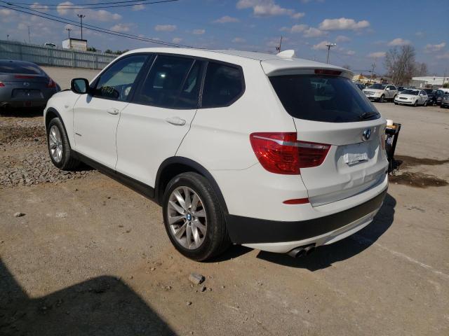 5UXWX9C5XD0A24167 - 2013 BMW X3 XDRIVE2 WHITE photo 3