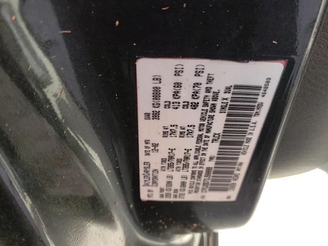 1D7KU28D73J580089 - 2003 DODGE RAM 2500 S BLACK photo 10