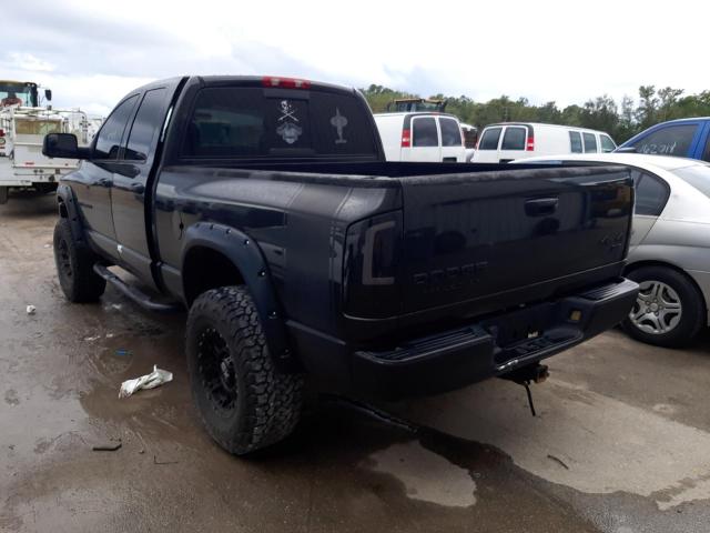 1D7KU28D73J580089 - 2003 DODGE RAM 2500 S BLACK photo 3