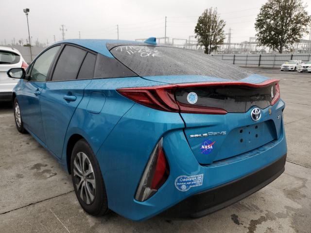 JTDKAMFP2M3172441 - 2021 TOYOTA PRIUS PRIM 青绿色 照片 3