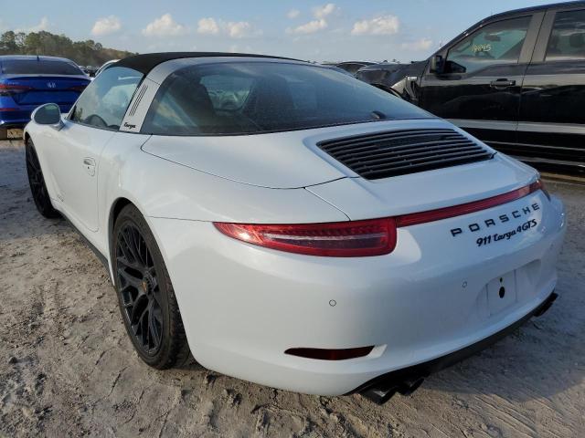 WP0BB2A93GS136424 - 2016 PORSCHE 911 TARGA WHITE photo 3