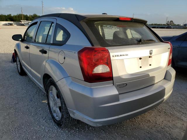 1B3HB48B48D504258 - 2008 DODGE CALIBER SX SILVER photo 3