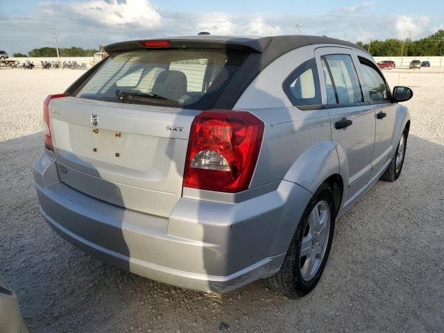 1B3HB48B48D504258 - 2008 DODGE CALIBER SX SILVER photo 4