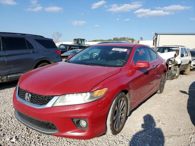 1HGCT2B81DA009200 - 2013 HONDA ACCORD EXL RED photo 2