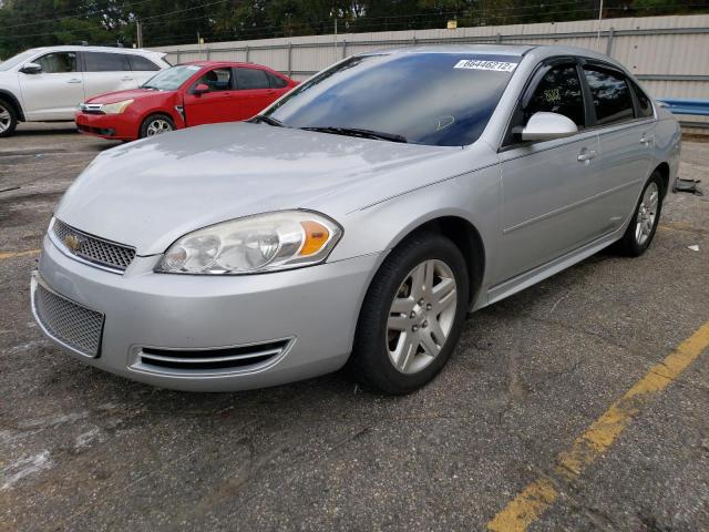 2G1WG5E34D1177773 - 2013 CHEVROLET IMPALA SILVER photo 2