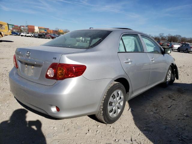 2T1BU40E19C144935 - 2009 TOYOTA COROLLA SILVER photo 4