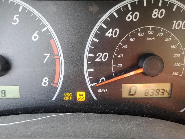 2T1BU40E19C144935 - 2009 TOYOTA COROLLA SILVER photo 8