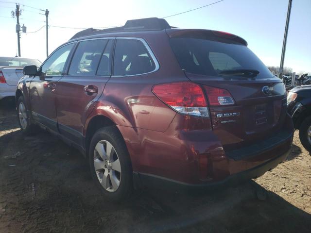 4S4BRCCC1C3233843 - 2012 SUBARU OUTBACK 2. BURGUNDY photo 3