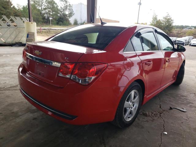 1G1PC5SB8D7198981 - 2013 CHEVROLET CRUZE LT RED photo 4