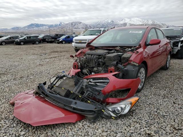 KMHD35LH5GU251876 - 2016 HYUNDAI ELANTRA GT RED photo 2