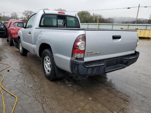 5TENX4CN7AZ712426 - 2010 TOYOTA TACOMA SILVER photo 2