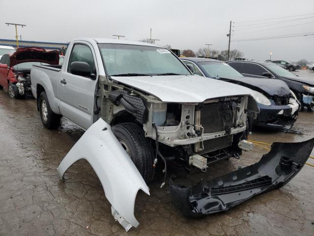 5TENX4CN7AZ712426 - 2010 TOYOTA TACOMA SILVER photo 4