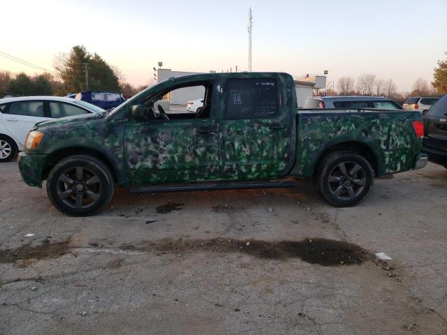 1N6BA0EDXEN506476 - 2015 NISSAN TITAN S GREEN photo 10