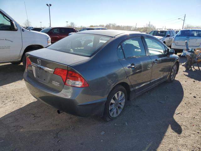 1HGFA16859L006481 - 2009 HONDA CIVIC EX GRAY photo 4