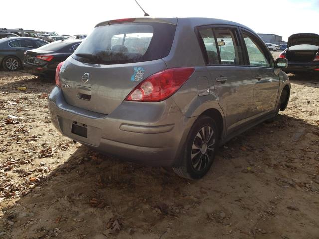 3N1BC13E87L360288 - 2007 NISSAN VERSA S GRAY photo 4