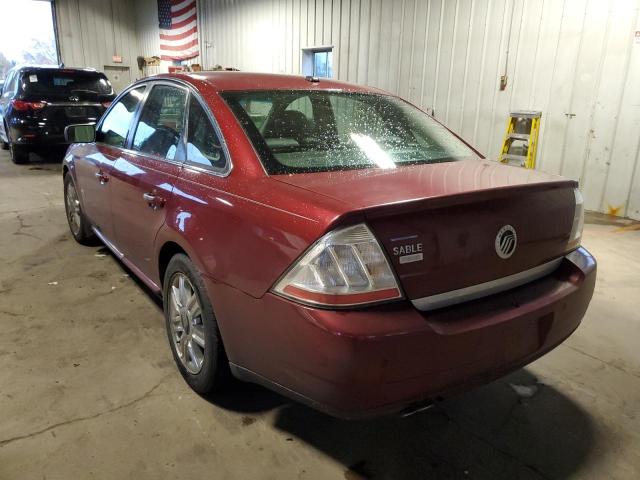 1MEHM42W88G625621 - 2008 MERCURY SABLE PREM BURGUNDY photo 3