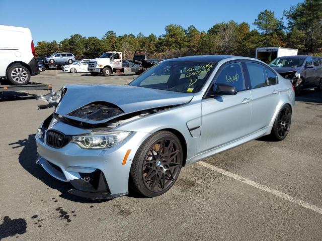 WBS8M9C37H5****** - 2017 BMW M3 GRAY photo 2