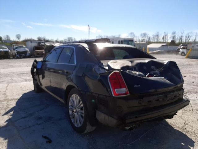 2C3CCARG5DH591913 - 2013 CHRYSLER 300 BLACK photo 3