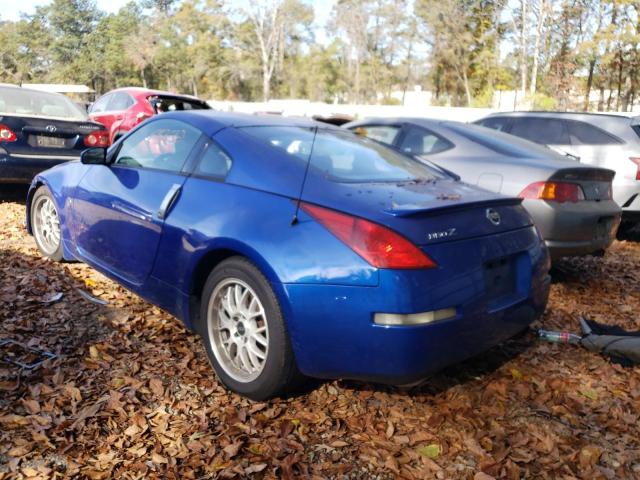 JN1AZ34D13T****** - 2003 NISSAN 350Z COUPE BLUE photo 3