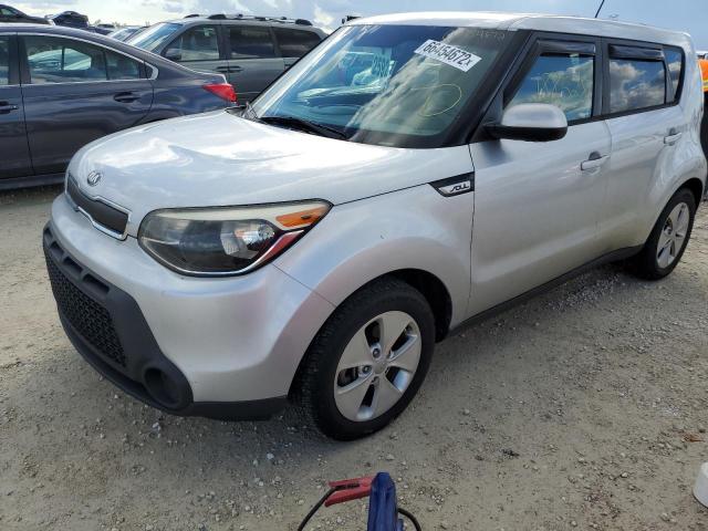 KNDJN2A28F7775714 - 2015 KIA SOUL SILVER photo 2