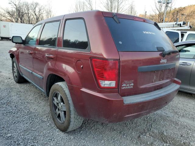 1J8GR48K27C667834 - 2007 JEEP GRAND CHER BURGUNDY photo 3