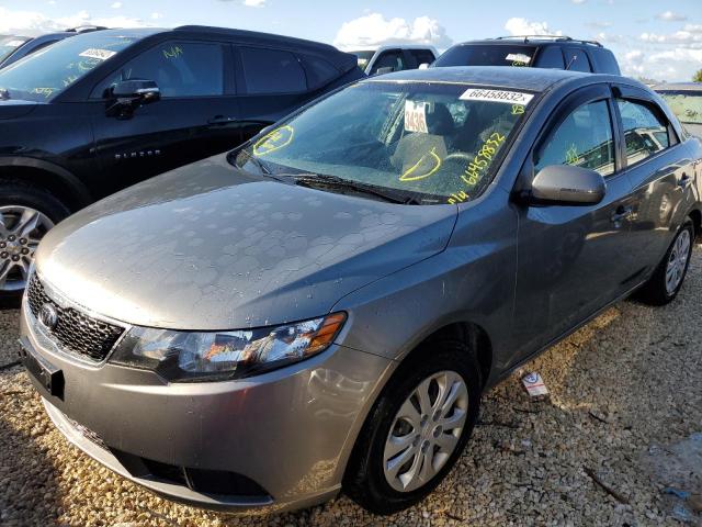 KNAFU4A29C5611266 - 2012 KIA FORTE EX GRAY photo 2