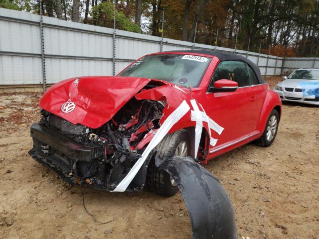 3VW517AT2HM804407 - 2017 VOLKSWAGEN BEETLE S/S 红色 照片 2