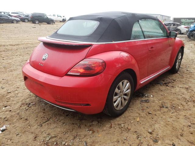 3VW517AT2HM804407 - 2017 VOLKSWAGEN BEETLE S/S 红色 照片 4