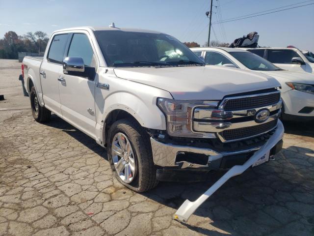 1FTEW1E55JFE58470 - 2018 FORD F150 SUPER WHITE photo 1