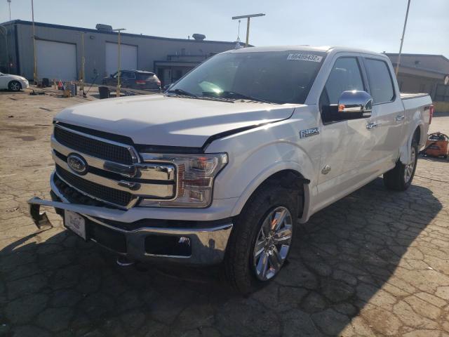 1FTEW1E55JFE58470 - 2018 FORD F150 SUPER WHITE photo 2