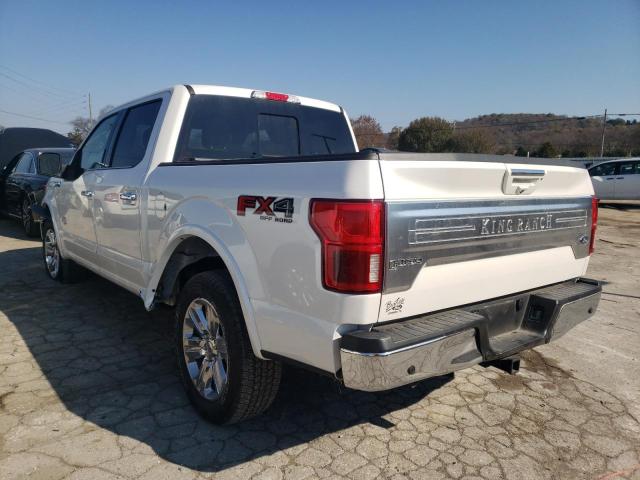 1FTEW1E55JFE58470 - 2018 FORD F150 SUPER WHITE photo 3