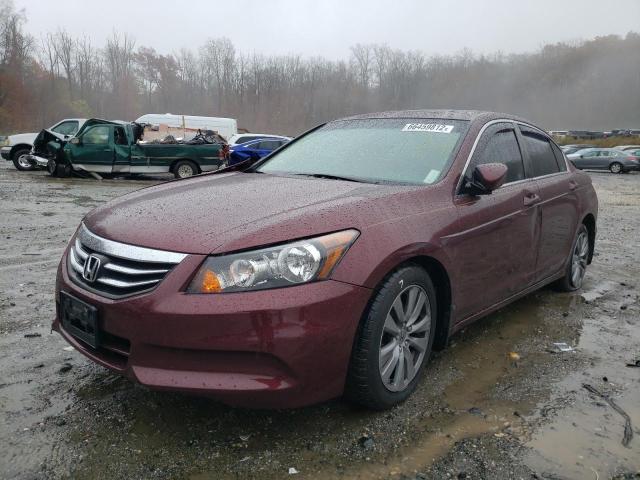 1HGCP2F86BA010788 - 2011 HONDA ACCORD EXL BURGUNDY photo 2