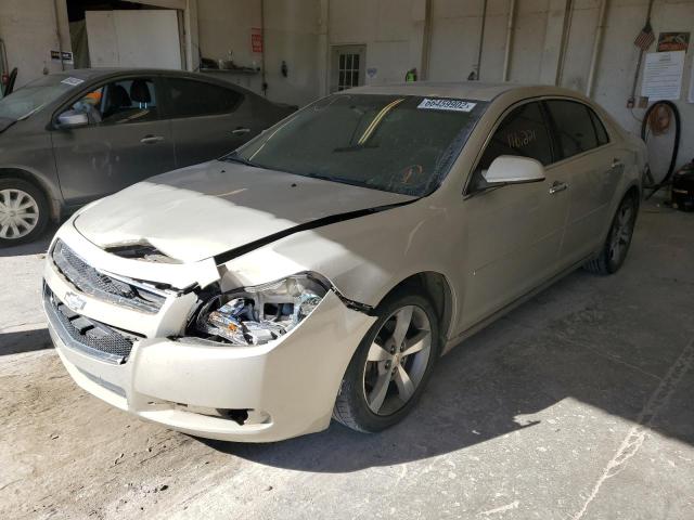 1G1ZC5EU6CF118815 - 2012 CHEVROLET MALIBU 1LT ვერცხლისფერი ფოტო 2