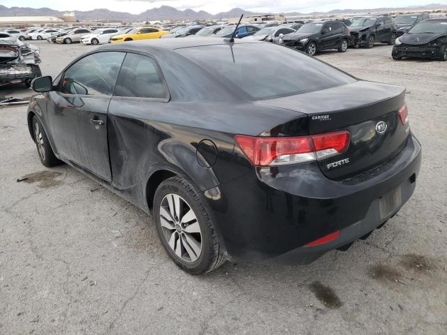 KNAFU6A2XD5662868 - 2013 KIA FORTE EX BLACK photo 3