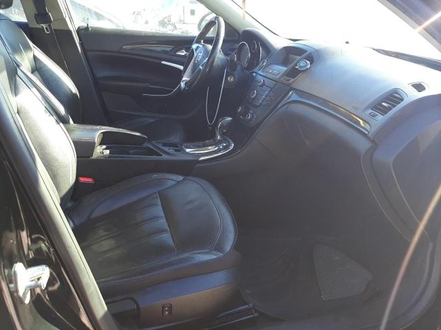 2G4GR5EK3C9139122 - 2012 BUICK REGAL BLACK photo 5