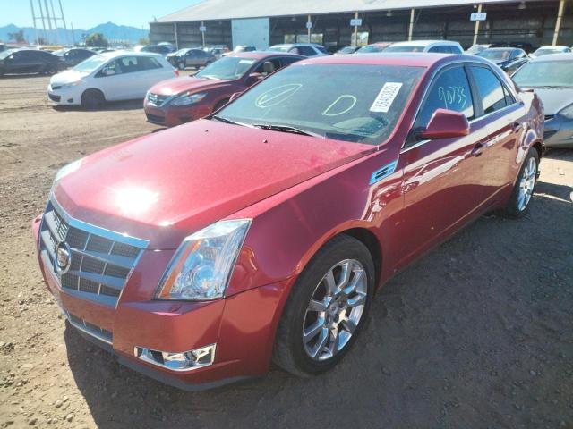 1G6DV57V090130359 - 2009 CADILLAC CTS HI FEA RED photo 2