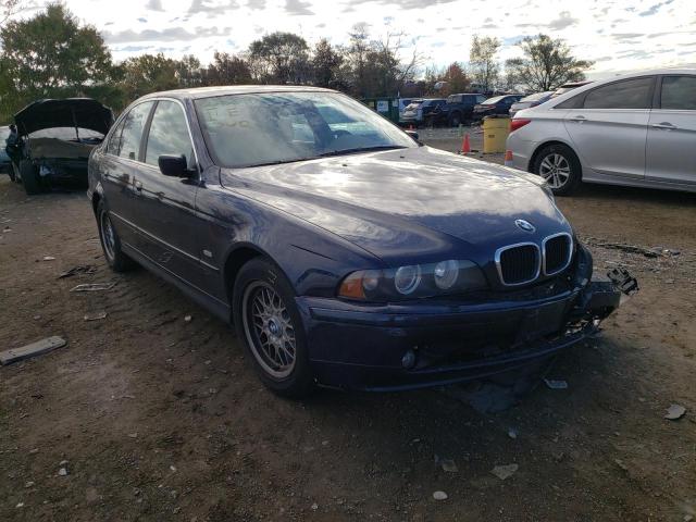 WBADT43421GX27404 - 2001 BMW 525 I AUTO BLUE photo 1