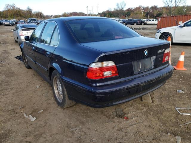 WBADT43421GX27404 - 2001 BMW 525 I AUTO BLUE photo 3
