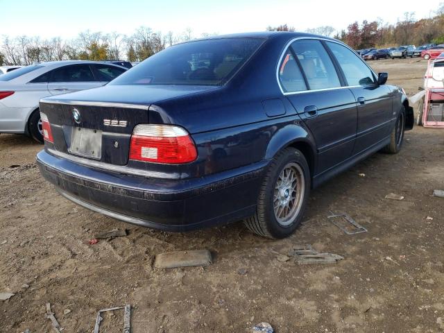 WBADT43421GX27404 - 2001 BMW 525 I AUTO BLUE photo 4