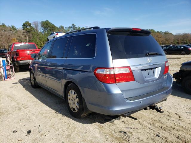 5FNRL38895B126196 - 2005 HONDA ODYSSEY TO BLUE photo 3