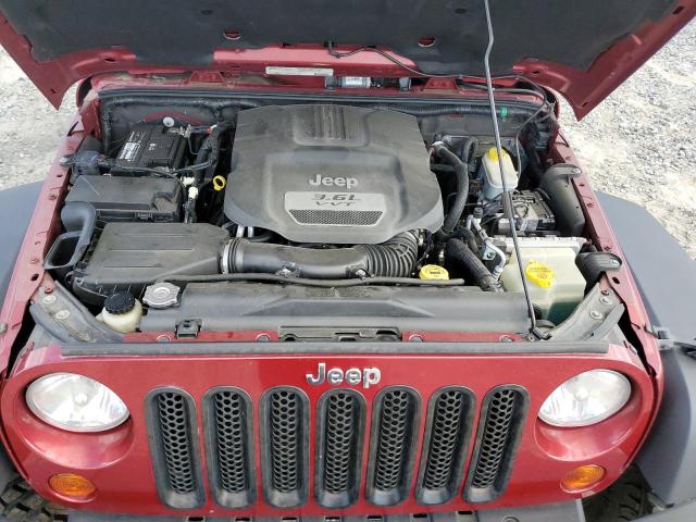 1C4AJWAG3CL243689 - 2012 JEEP WRANGLER S RED photo 12