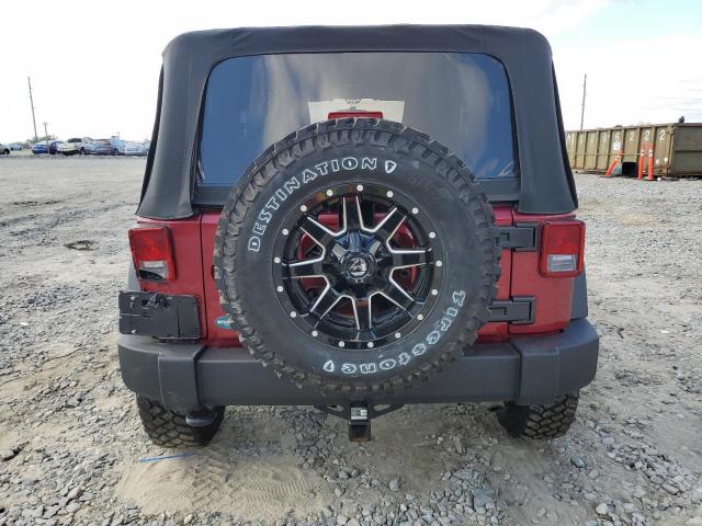 1C4AJWAG3CL243689 - 2012 JEEP WRANGLER S RED photo 6