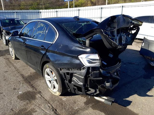 WBA8D9C54JEM34362 - 2018 BMW 330 XI BLACK photo 3
